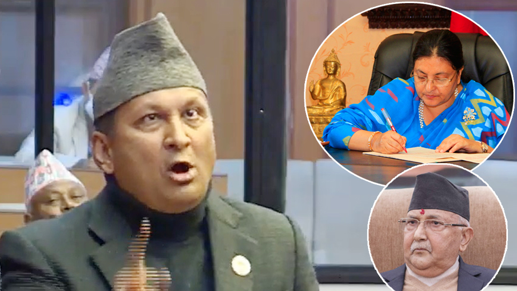 तानाशाह केपी ओलीको भरमा हिँड्दा राष्ट्रपति बद्‌नाम हुनुभयो: कांग्रेस नेता रायमाझी