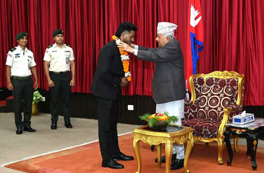 खेलाडीको भविष्य खेल क्षेत्रमा नै सुरक्षित गर्नुपर्छ : राष्ट्रपति पौडेल