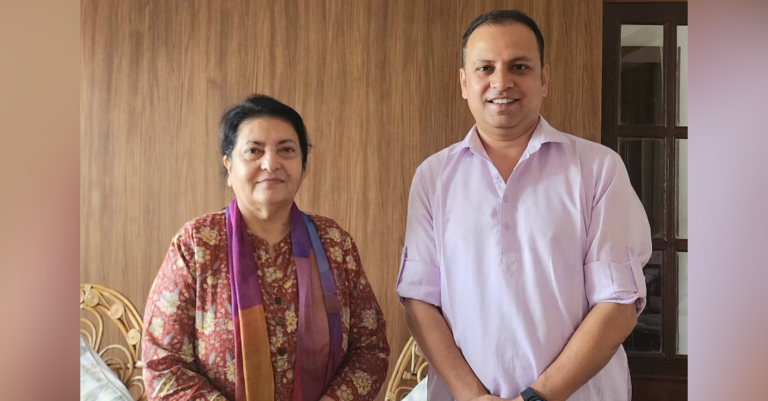 रवि लामिछानेप्रति मेरो सद्भाव छ : पूर्व राष्ट्रपति भण्डारी