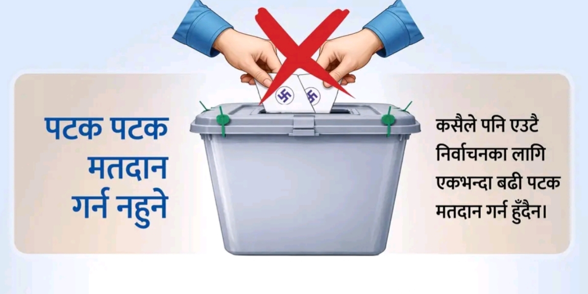 एक व्यक्तिले एकपटक भन्दा बढी मतदान गरे कस्तो हुन्छ सजाय ?