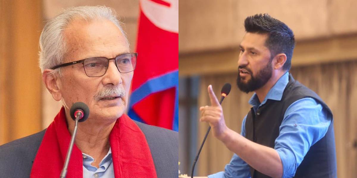 रवि लामिछानेको आजको सम्बोधनको पूर्वप्रधानमन्त्री भट्टराईले गरे प्रशंसा