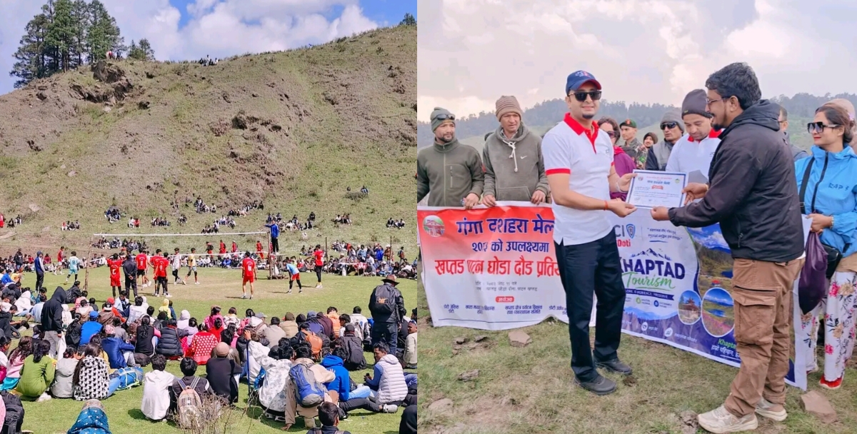 खप्तडमा खेलकुद र देउडाको रौनक, पर्यटन प्रवर्द्धनमा जोड