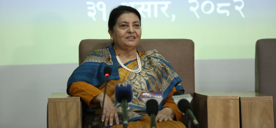 मेरो पार्टी सदस्यता नवीकरण गरेकी छु, ‘होल्ड’मा छ : पूर्वराष्ट्रपति भण्डारी