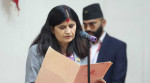 सामान्य प्रशासन मन्त्री न्यौपानेले लिइन् शपथ