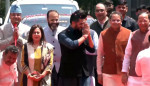 भाजपा कार्यालयमा रवि लामिछानेलाई भव्य स्वागत (फोटो फिचर )