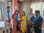 दिवङ्गत सुरेश रजकको परिवारलाई रास्वपाले गर्‍यो ३ लाख सहयोग