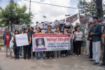 गरिमा चौधरीको न्यायको माग गर्दै आज पनि माइतीघरमा प्रदर्शन