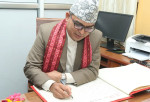 प्रतिनिधिसभाका नवनियुक्त सचिव प्रकाश अधिकारीले लिए शपथ, आजै सम्हाले पदभार