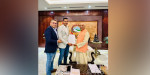 प्रधानमन्त्रीसँग एनआरएनए अस्ट्रेलियाका अध्यक्ष पोख्रेलको भेटघाट