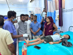 हैजा रोगीहरूको अवस्था बुझ्न मन्त्री यादव वीरगञ्जका विभिन्न अस्पतालमा