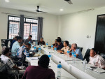 नुवाकोटका बाढीपीडितको पुनर्स्थापनाका लागि जनप्रतिनिधिसँग मन्त्री रावलको छलफल