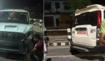गोदावरीका मेयर भट्टको सरकारी गाडी दुर्घटना, मापसे गरेको पुष्टि भएपछि प्रहरी नियन्त्रणमा