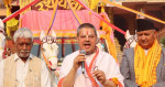 मुक्तिनाथबाट राष्ट्रव्यापी धार्मिक रथयात्रा सुरु, मङ्सिर १ गते त्रिवेणीधाममा समापन हुने
