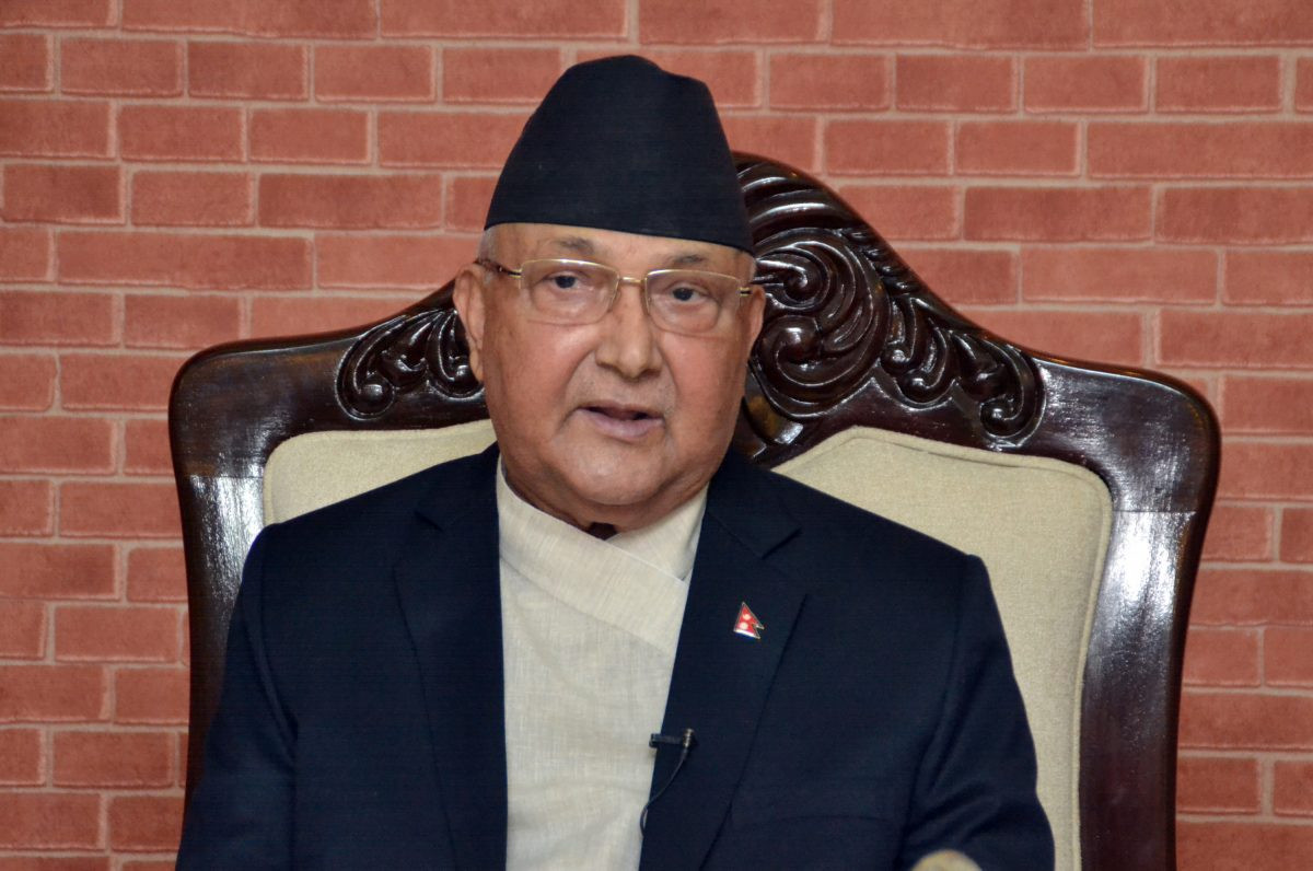 प्रधानमन्त्री ओलीले आज राष्ट्रका नाममा सम्बोधन गर्दै