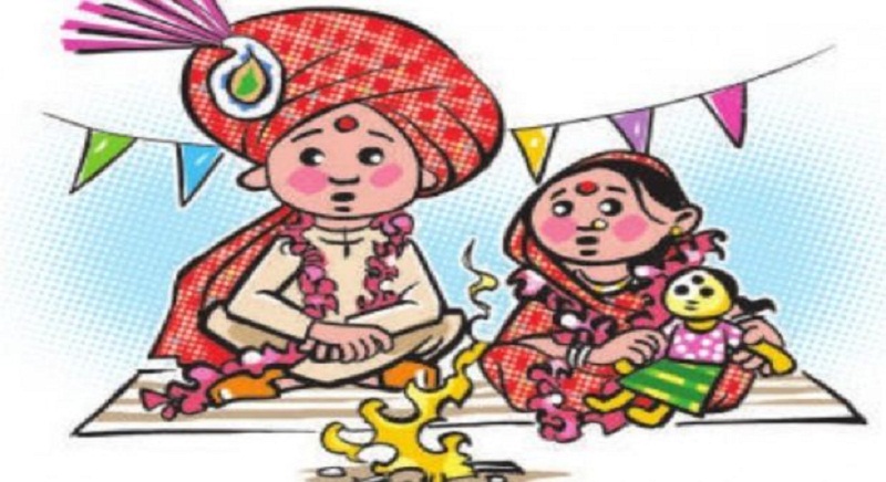 बाल विवाहमा संलग्न चार पक्राउ