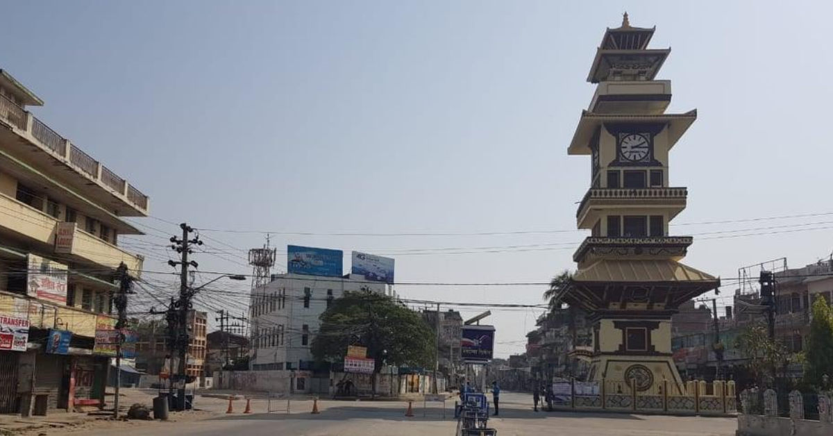 वीरगन्जको शंकराचार्य गेटमा फ्ल्याग टावर