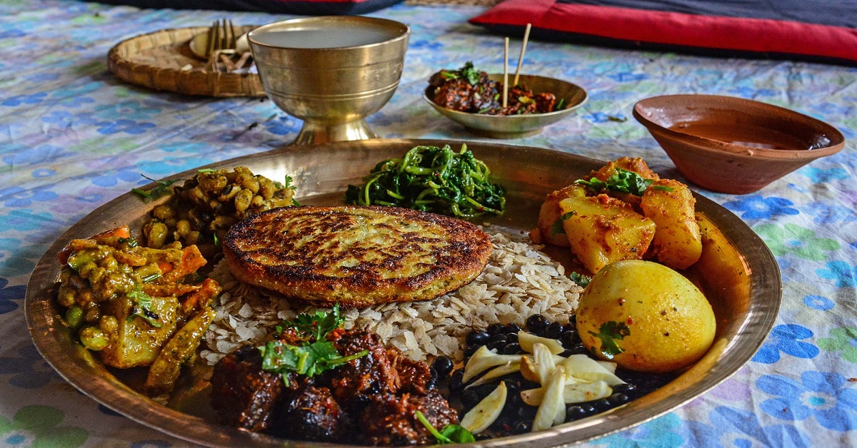 सात प्रदेशका मौलिक खानाको प्रदर्शन