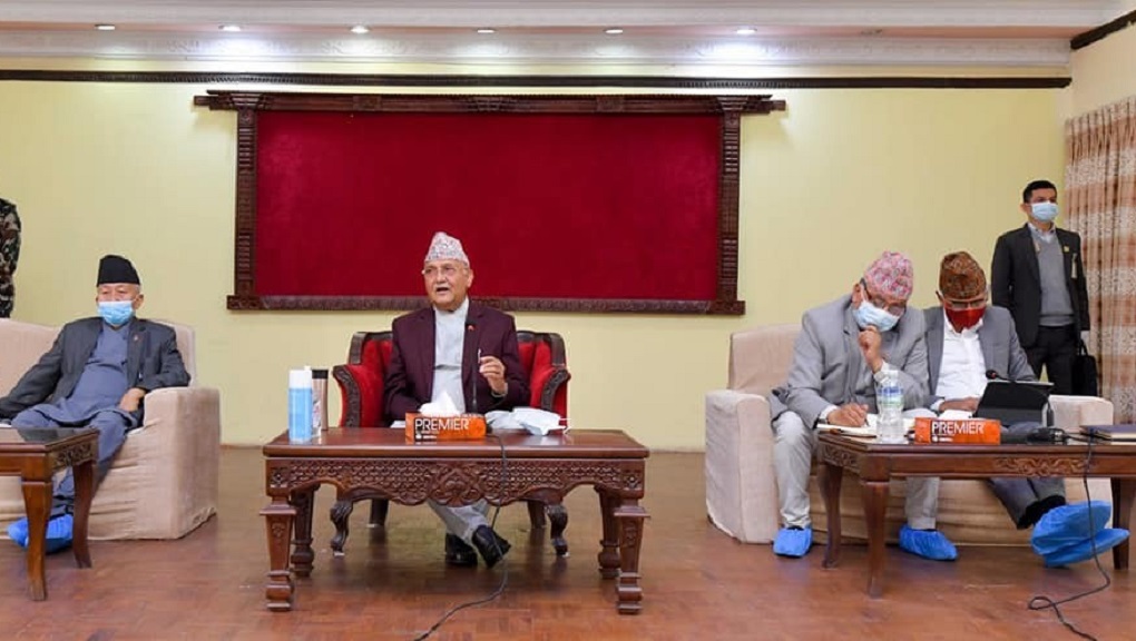 नेकपा एमालेको संसदीय दलको बैठक शुरु, वामदेव पनि सहभागी