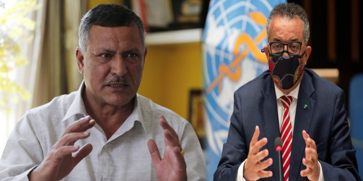 स्वास्थ्यमन्त्री र डब्लुएचओका महानिर्देशकबीच भेट