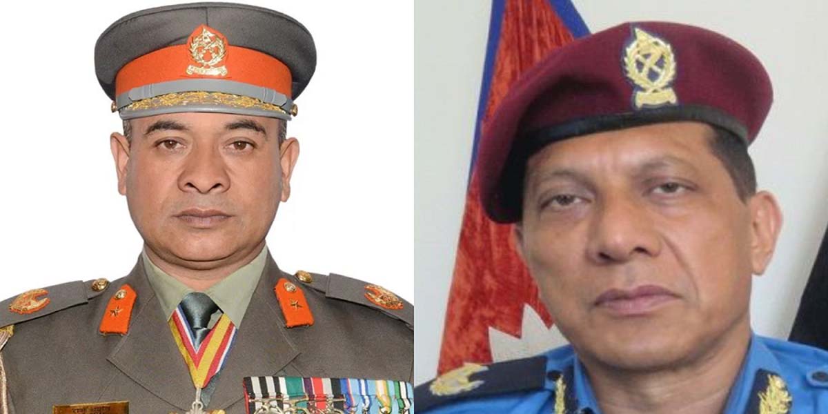 प्रहरी महानिरिक्षकद्धय सिंह र अर्याल अमेरिका जाँदै
