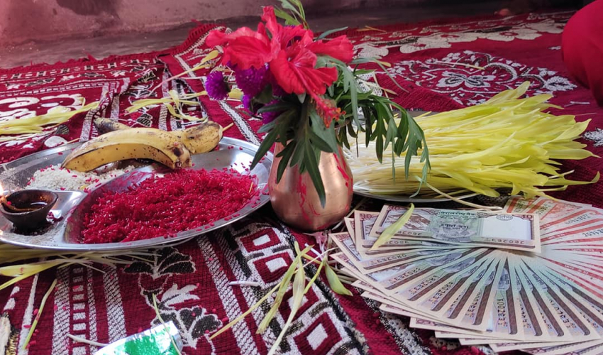 दशैँको अन्तिम दिन, टीका र जमरा लगाउने क्रम जारी