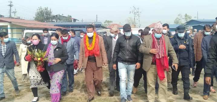 गाैतमबुद्ध क्रिकेट रङ्गशालाकाे काम प्राथमिकताका साथ अघि बढाउँछाैँ : मन्त्री गहतराज