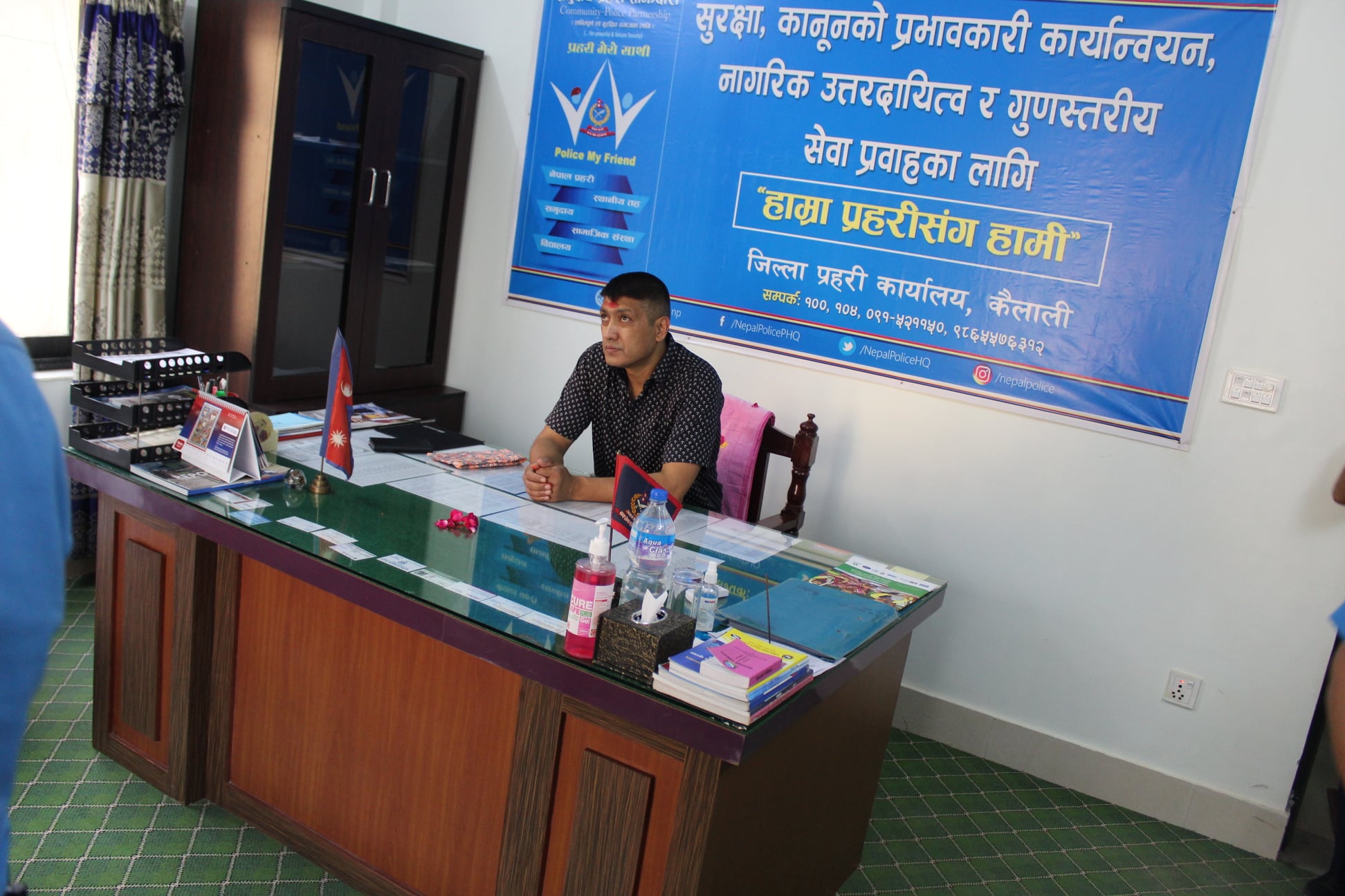 कैलाली प्रहरी प्रमुख राठौरले सम्हाले जिल्लाको कमाण्ड