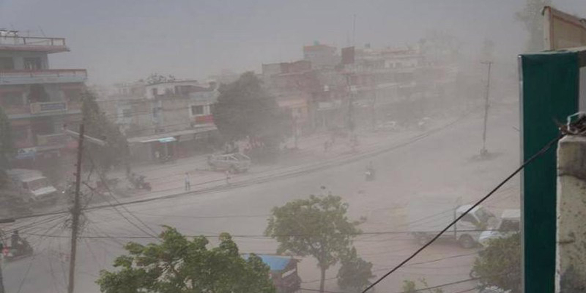 कैलाली र कञ्चनपुरमा अचानक हावाहुरी,सचेत रहन आग्रह