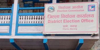 हिमपात भएपछि मनाङमा केही मतदान केन्द्रको अनुगमनमा समस्या