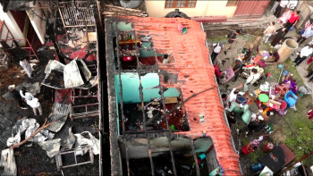 काठमाडौंको चाबहिलस्थित चिया क्याफेमा भीषण आगलागी