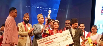 ‘छैटौँ एसइई डान्स च्याम्पियनसिप’काे उपाधि शिवानीलाई