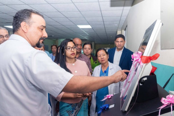 टिचिङ अस्पताललाई महानगरद्वारा १ करोड ७० लाखका आधुनिक उपकरण हस्तान्तरण