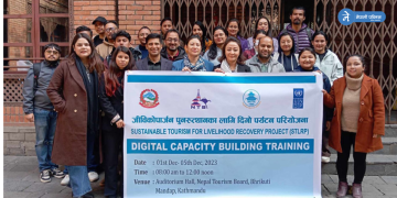 पर्यटन प्रवर्द्धनका लागि काठमाडौंमा ट्रेकिङ व्यवसायीलाई एआई तालिम