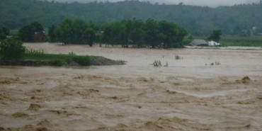 बबई नदीमा जलसतहले सतर्कता तह पार गर्यो