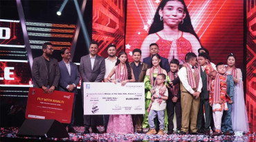‘भ्वाइस किड्स’ चौंथो सिजनको उपाधि सोनाली राजभण्डारीलाई