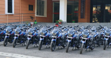 बागमती प्रदेशद्वारा प्रहरीलाई ३० थान मोटरसाईकल हस्तान्तरण