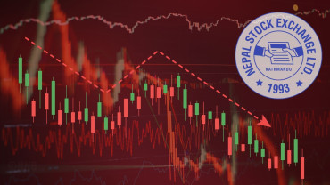 दोहोरो अंकले घट्यो नेप्से