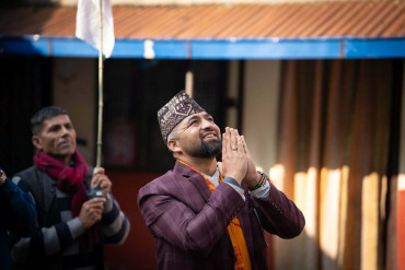 कान्छा उम्मेदवार अर्जुनको सक्रियताले रोचक बन्दै कास्की-३ को चुनाव