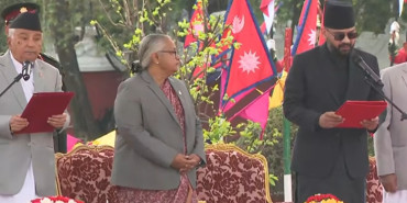 बालेन शाहले लिए प्रधानमन्त्रीको शपथ