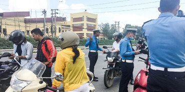 पछिल्लो २४ घण्टामा १७ सय बढी चालकलाई कारबाही, यस्तो छ कारण