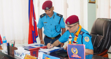 डीआईजी भट्टराईले सम्हाले सुदूरपश्चिमको कमान्ड 