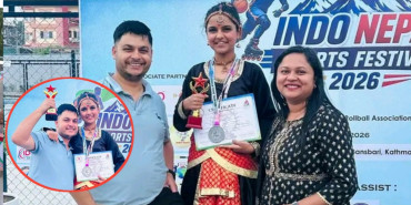 ८औँ इन्डो–नेपाल नृत्य प्रतियोगितामा उपविजेता बनिन् सुवेदी