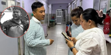 आत्मदाह प्रयास गर्ने गणेशको कस्तो छ पछिल्लो अवस्था ?