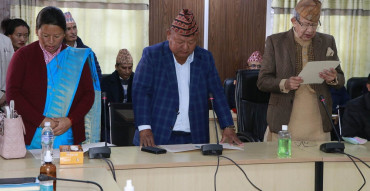 सांसदद्वय आले र राईले लिए शपथ