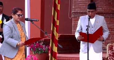 राष्ट्रियसभा उपाध्यक्ष लिला भण्डारीले लिइन् शपथ