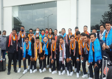 राष्ट्रिय फुटबल टिमका खेलाडीलाई जनही ५ लाख दिने मन्त्रिपरिषद्काे निर्णय