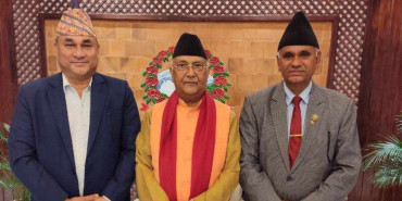 प्रधानमन्त्री ओली र  सुदूरका मुख्यमन्त्री शाहबिच भेटवार्ता