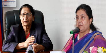 राष्ट्रपति भण्डारी इशारामा चलेको अर्यालको आरोप