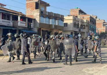 पाल्पाको रम्भा गाउँपालिकामा झडप, प्रहरीद्वारा अश्रुग्यास प्रहार, ६ घाइते