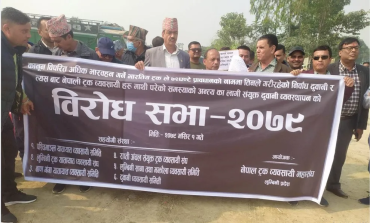 लुम्बिनीका ट्रक व्यवसायीहरू आन्दोलित